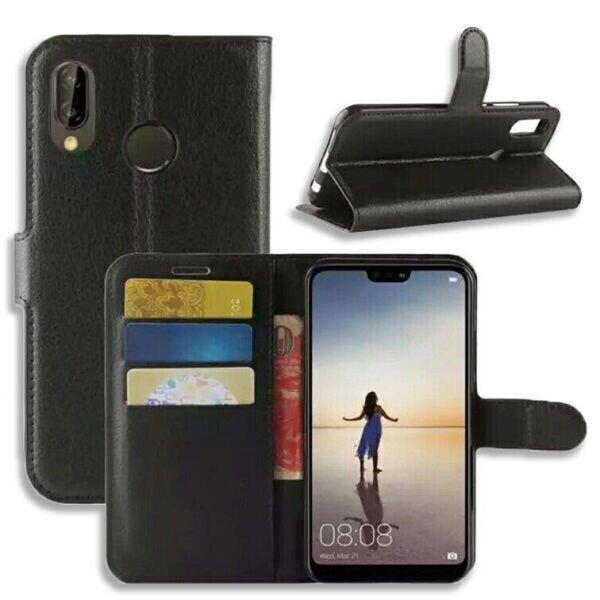

Книжка с карманами для карт для Huawei P Smart Plus цвет Черный (011716_1)