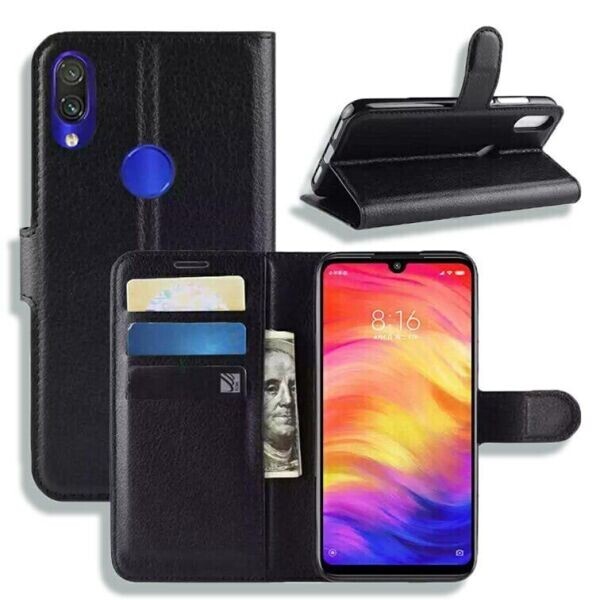 

Книжка с карманами для карт для Xiaomi Redmi 7 цвет Черный (083916_1)