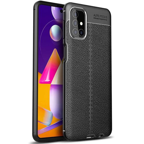 

TPU чехол фактурный (с имитацией кожи) для Samsung Galaxy M51