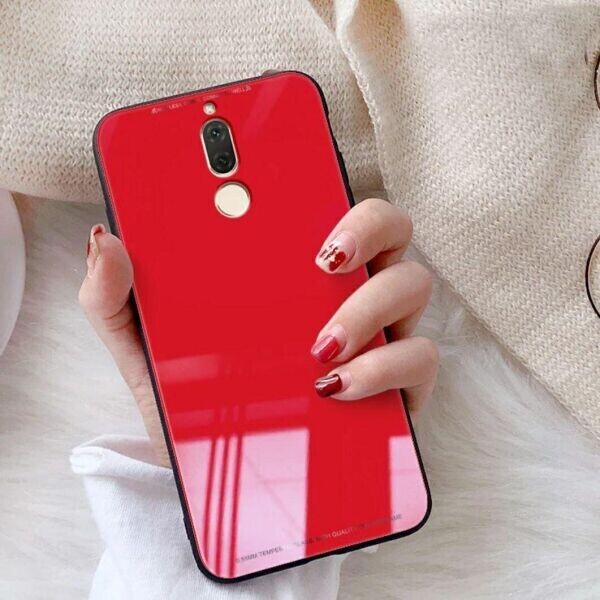 

Чехол силиконовый со Стеклянной крышкой для Xiaomi Redmi 8 / 8A цвет Красный (084907)