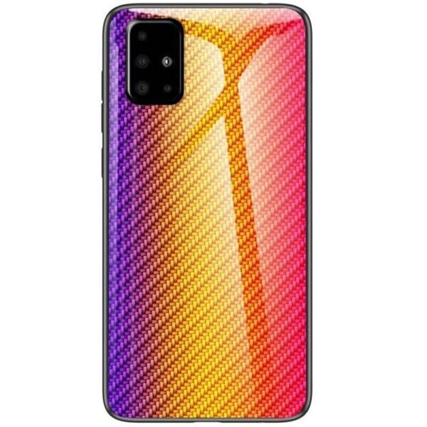 

Чехол силиконовый GlassCase Twist с градиентом для Samsung Galaxy A51 цвет Оранжевый (064859_9)