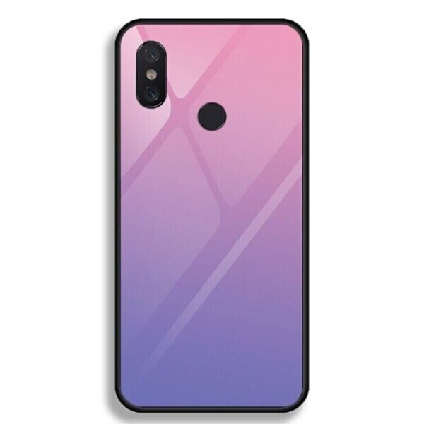 

Чехол силиконовый GlassCase с градиентом для Xiaomi Redmi Note 7 цвет Розово-Фиолетовый (083545)