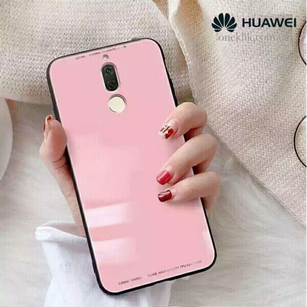

Чехол силиконовый со Стеклянной крышкой для Huawei Mate 10 lite цвет Розовый (011107_6)