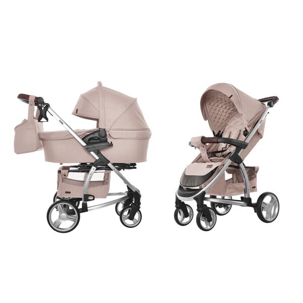 

Коляска универсальная CARRELLO Vista CRL-6501 Stone Beige