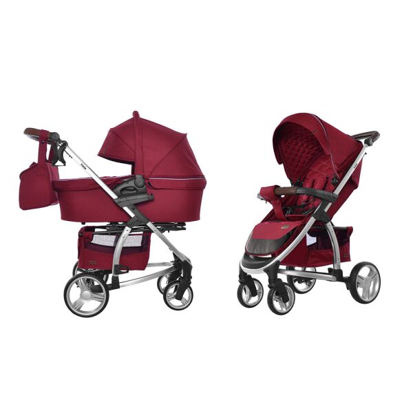 

Коляска универсальная CARRELLO Vista CRL-6501 Ruby Red