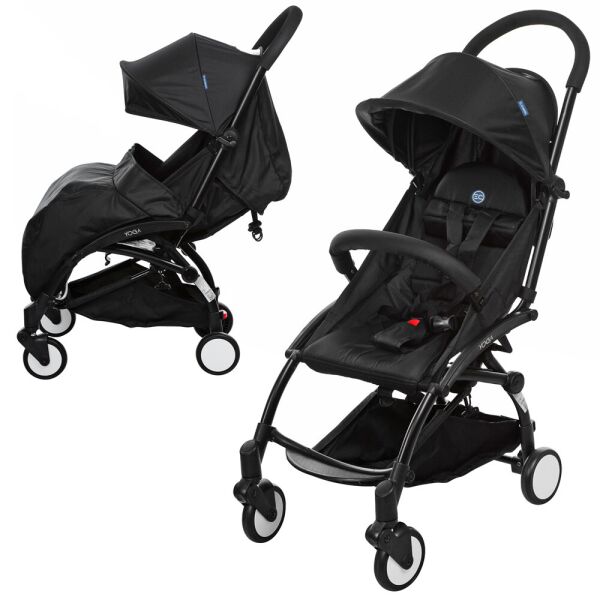 

Коляска детская M 3548-2 YOGA прогулочная, черная