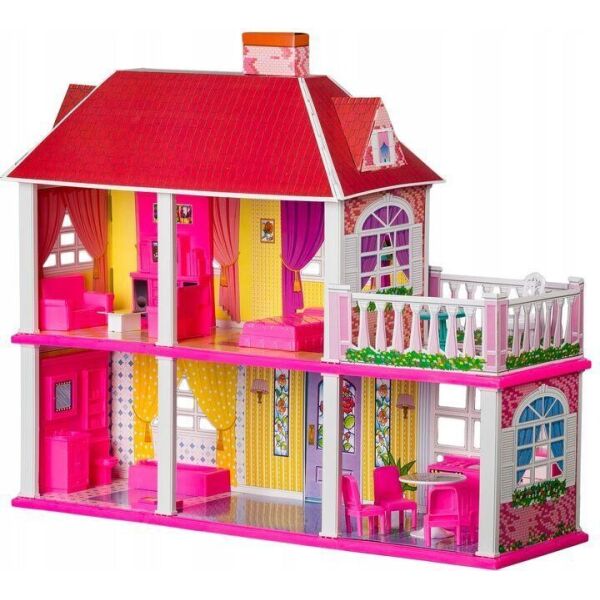 

Кукольный домик EcoToys 6980 + аксессуары (9129)