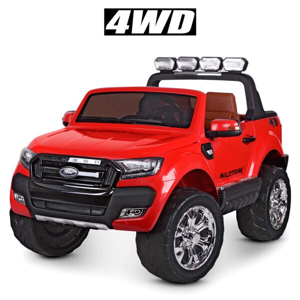

Детский электромобиль Джип Bambi M 3573 EBLR-3 Ford Ranger, двухместный, красный