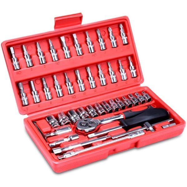 

Набор инструментов AvtoPro 46 PIECE TOOL SET 46 предметов в чемодане Металлик
