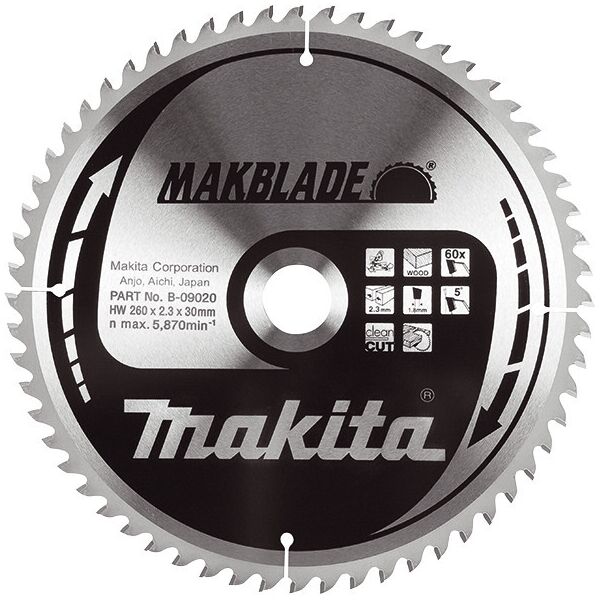 

Пильный диск Makita MAKBlade 305 мм 40 зубьев (B-08997)
