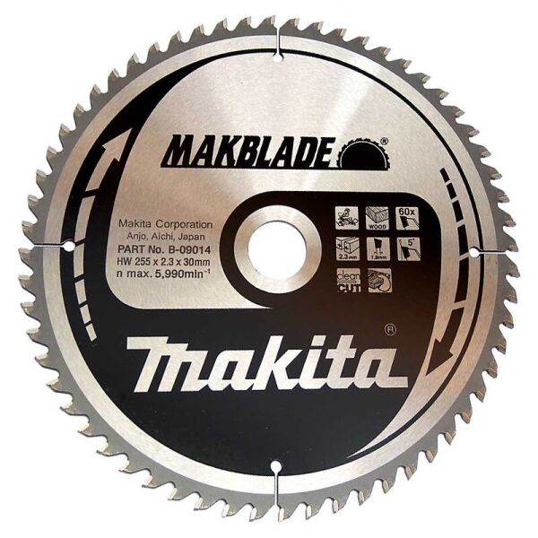 

Пильный диск Makita MAKBlade 250x30 40T (B-08975)