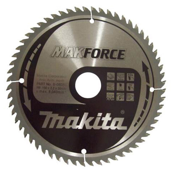 

Пильный диск MAKForce 190x30 мм 60 зубьев (B-08551)