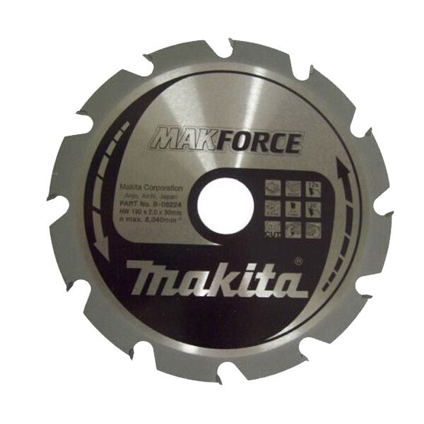 

Пильный диск MAKForce 190x30 мм 12Т Makita (B-08224)