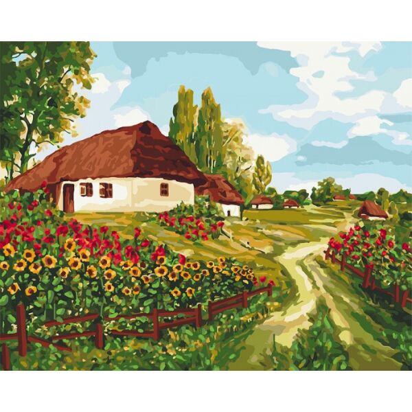 

Картина по номерам Українськими стежками, 40x50 см., Идейка