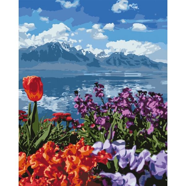 

Картина по номерам Цветочный рай, 40x50 см., Идейка