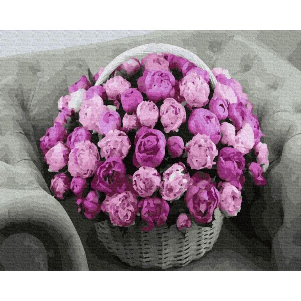 

Картина по номерам Rainbow Art Букет на кресле GX36134-RA