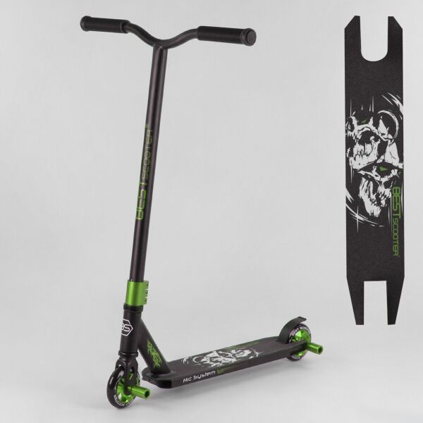 

Самокат BEST SCOOTER 86380 салатовый (диски металл, HIC, 2 пеги)