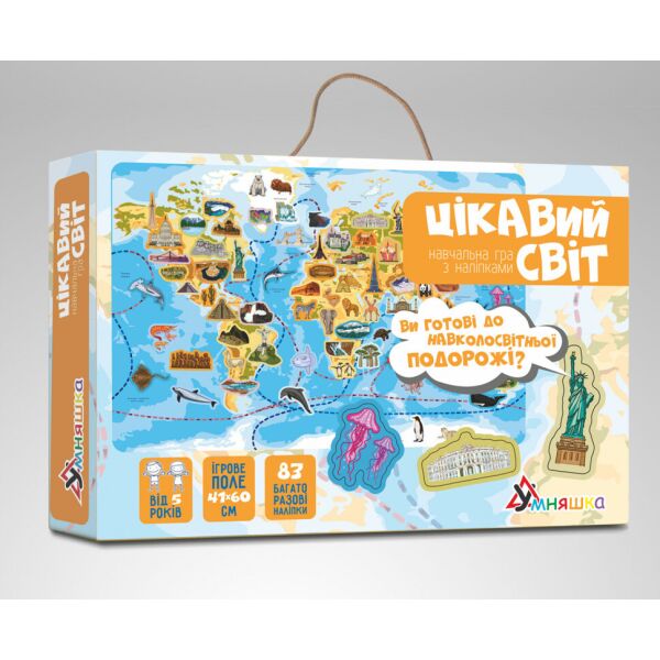 

Настольная игра Умняшка Интересный мир KP-006