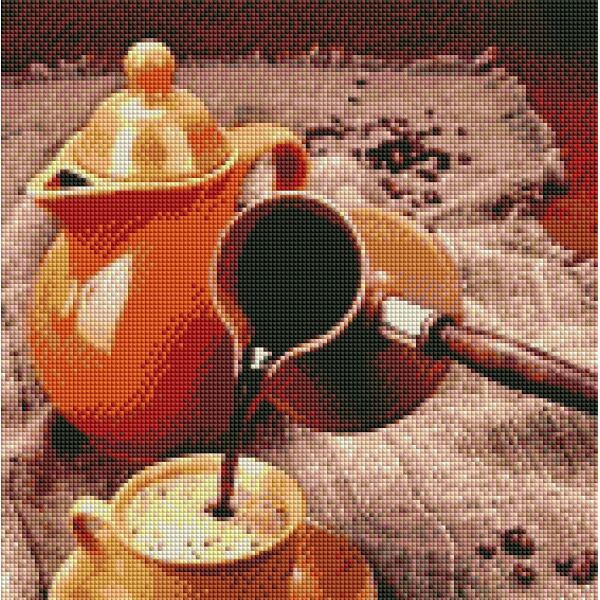 

Алмазная мозайка ArtStory Ароматный кофе 40*50см в коробке