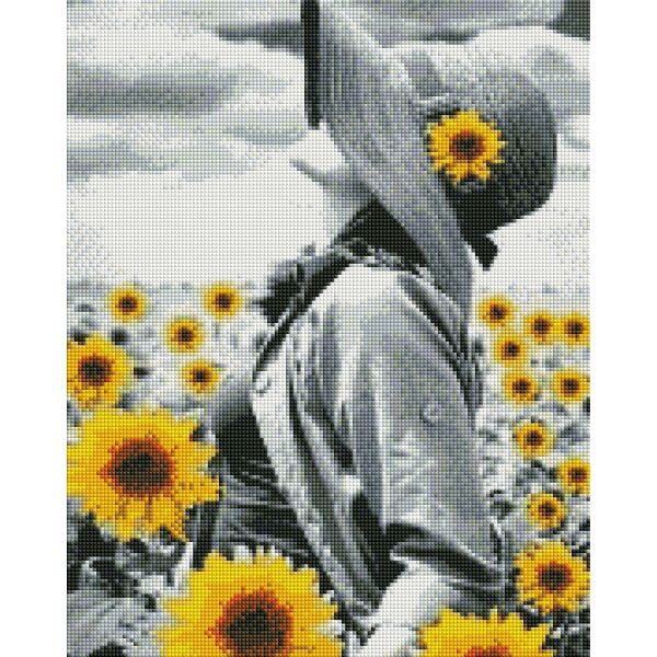 

Алмазная мозайка ArtStory Среди подсолнухов 40*50см в коробке