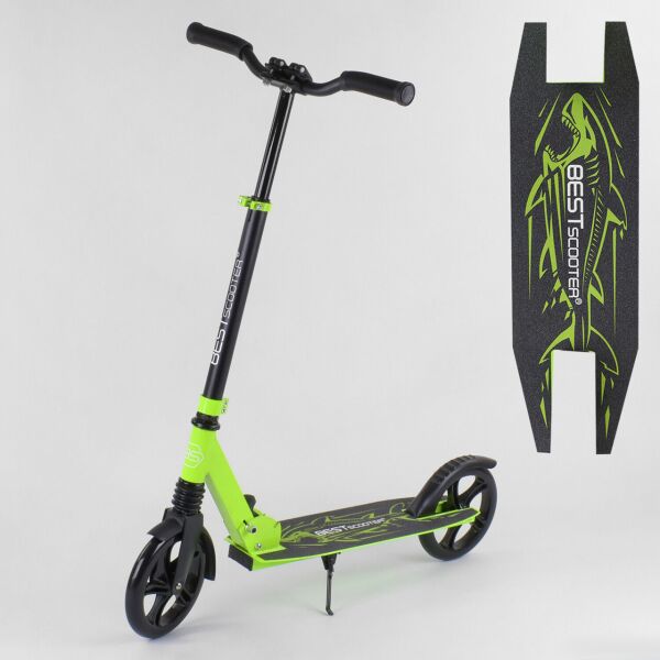 

Самокат BEST SCOOTER SHARK 19147 салатовый