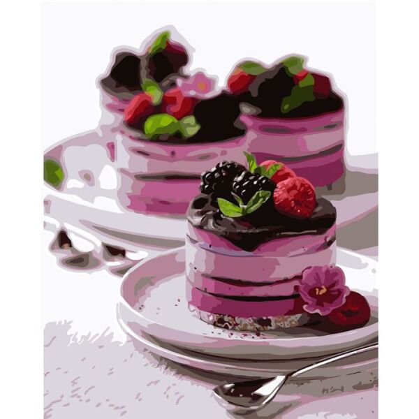 

Картина по номерам Натюрморт Десерт для души 40*50см KHO5584