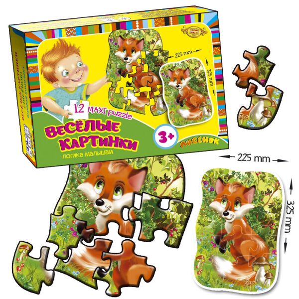 

Игра Веселые картинки. Лисенок MKM0335