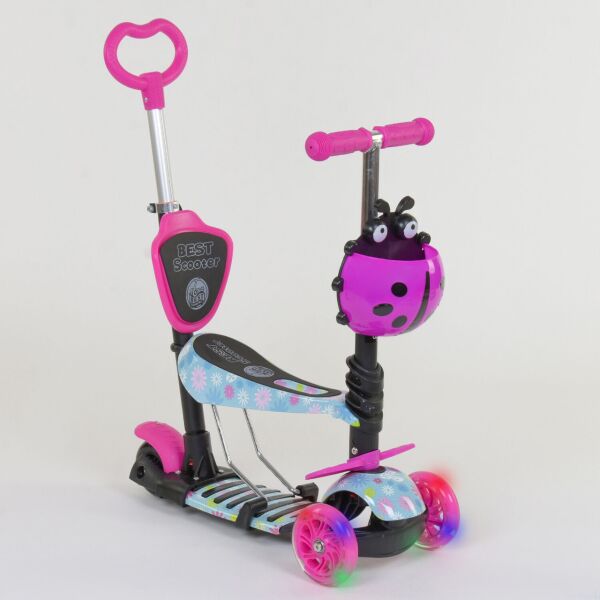

Самокат BEST SCOOTER 11210 5в1 розовый