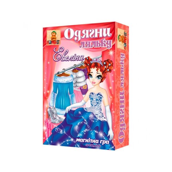 

Настольная игра Игра на магнитах «Одень куклу. Евелина» 800125