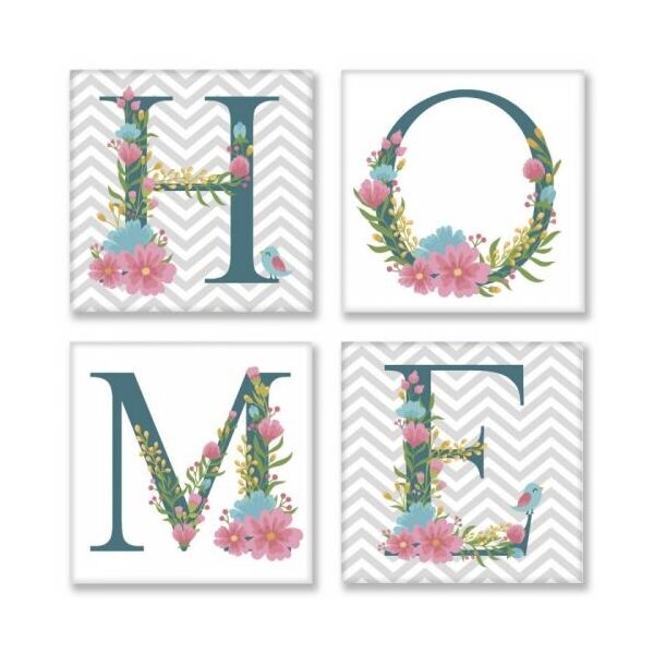 

Картина по номерам HOME, скандинавский стиль ★★★ СН105