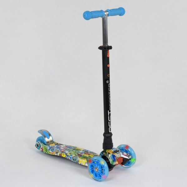 

Самокат BEST SCOOTER А 25467 /779-1322 голубой (MAXI)