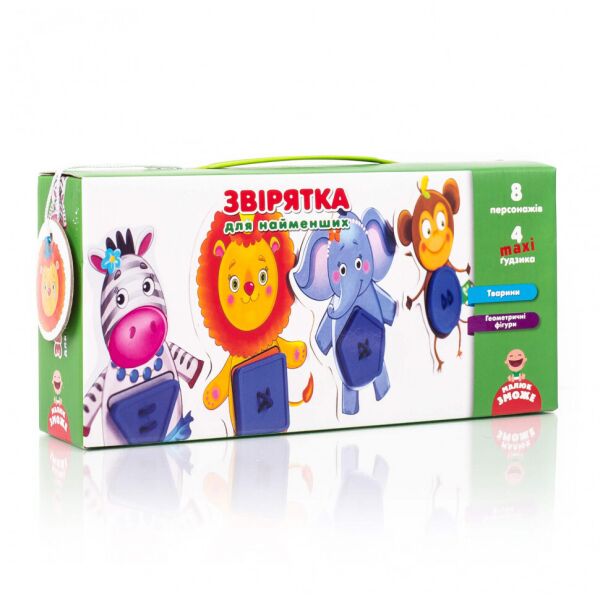 

Игра с пуговицами Зверушки для самых маленьких VT2905-12 (укр)