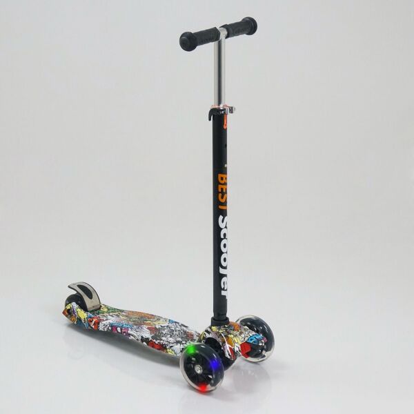 

Самокат BEST SCOOTER А 24642 /779-1386 черный (MAXI)