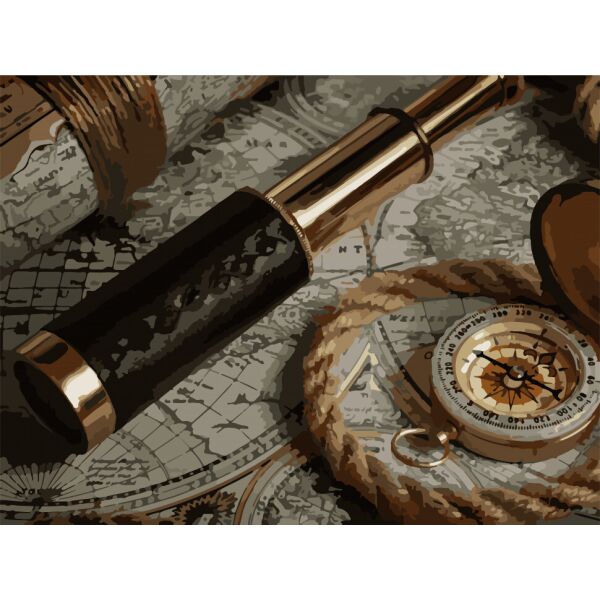 

Картина по номерам Art Craft Мечты путешественника 40*50 см 10521-AC