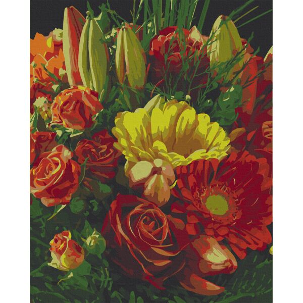 

Картина по номерам. Art Craft Экспрессивный букет 38*50 см 13117-AC