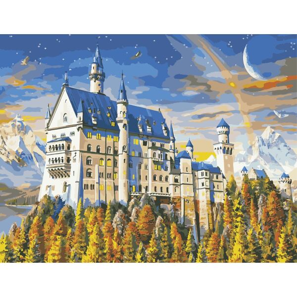 

Картина по номерам ArtStory Замок на горе 50*65см в коробке