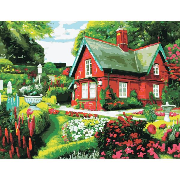 

Картина по номерам ArtStory Сказочный дом 50*65см в коробке