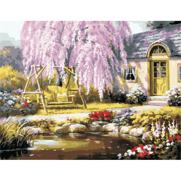 

Картина по номерам ArtStory Уютный дом 50*65см в коробке