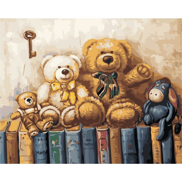 

Картина по номерам ArtStory Любимые игрушки 40*50см
