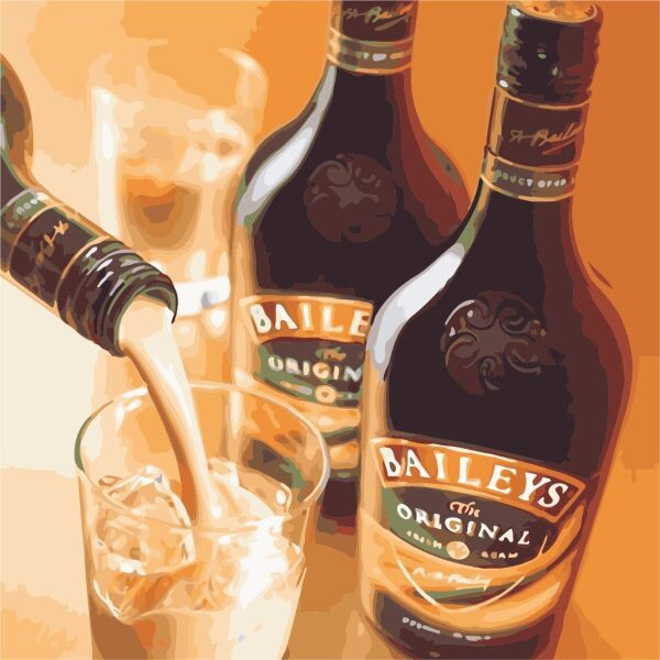 

Картина по номерам ArtStory Ликёр 40*40см