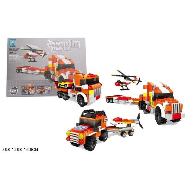 

Конструктор AUSINI 25624 транспорт, 311 дет., кор., 38-28-6 см.