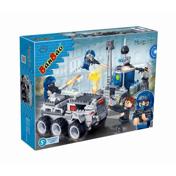 

Конструктор BANBAO 6209 военная техника, фигурки 4 шт., 328 дет., Кор., 40-30-7 см