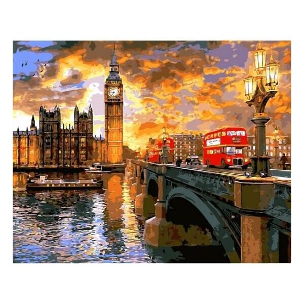 

Картина по номерам Вестминстерский закат VP1276, Babylon, 40x50 см.