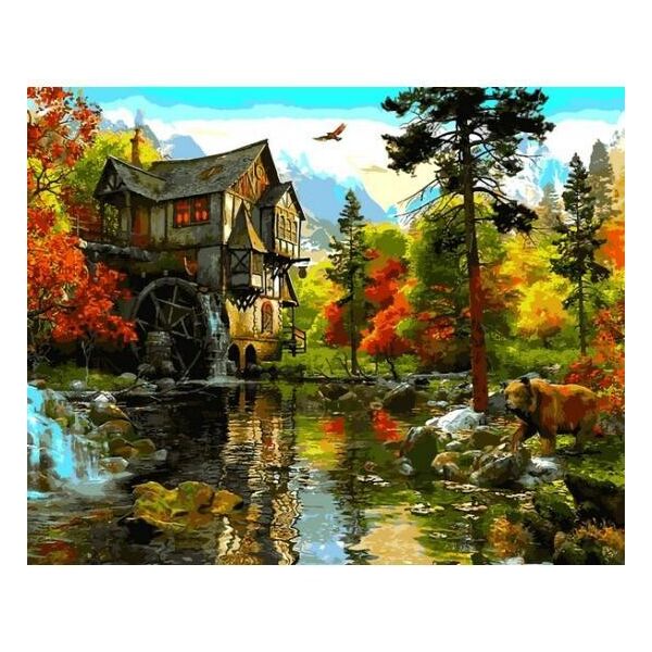 

Картина по номерам Водяная мкльница VP1288, Babylon, 40x50 см.