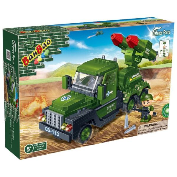 

Конструктор BANBAO 8844 военная техника, фигурки 2 шт., Кор., 28-19-5,5 см