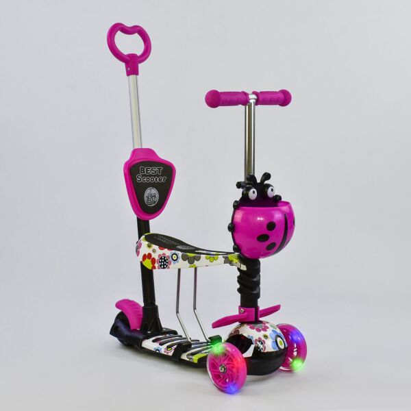 

Самокат BEST SCOOTER 74230 5в1 розовый