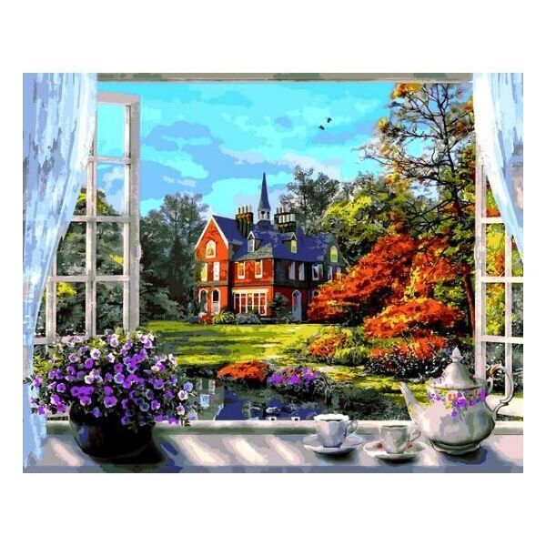 

Картина по номерам Окно в весн VP1273, Babylon, 40x50 см.