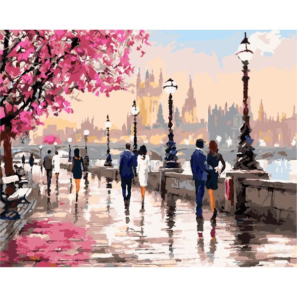 

Картина по номерам Прогулка по набережной, 40x50 см, ArtStory