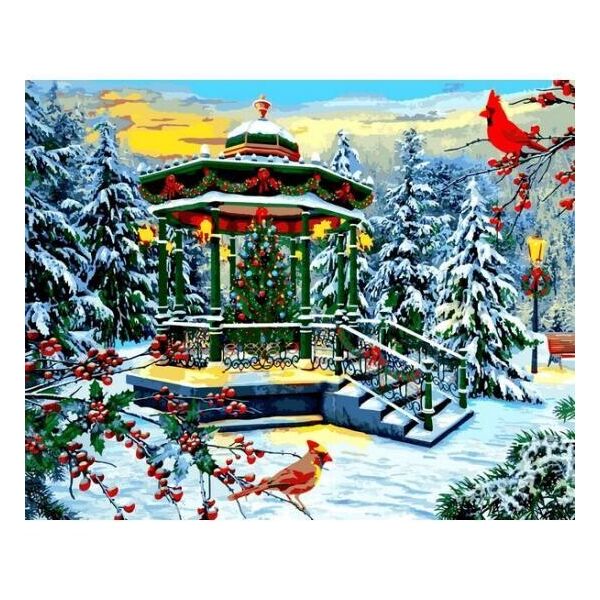 

Картина по номерам Рождествинская беседка VP1265, Babylon, 40x50 см.