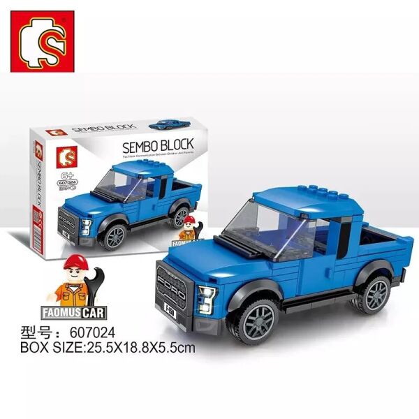 

Конструктор SEMBO 607024 ГОНКА - Машина (178 дет.)